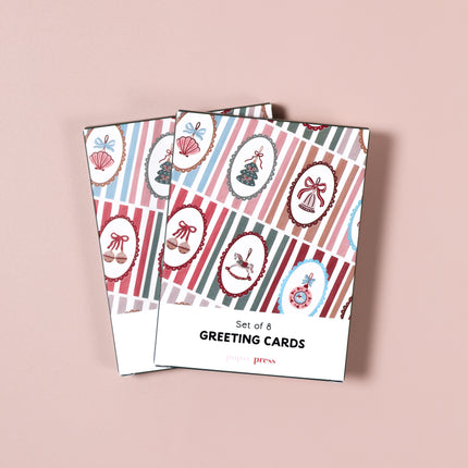 Christmas Baubles Mini Card Boxed Set