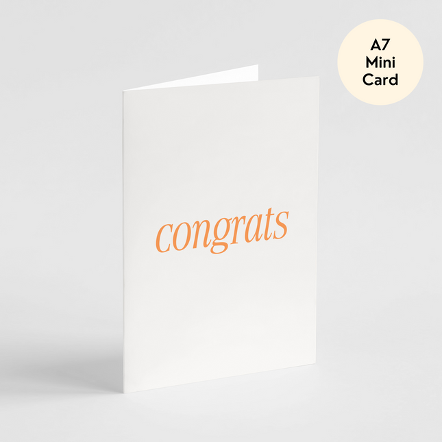 Congrats Card - Mini Card