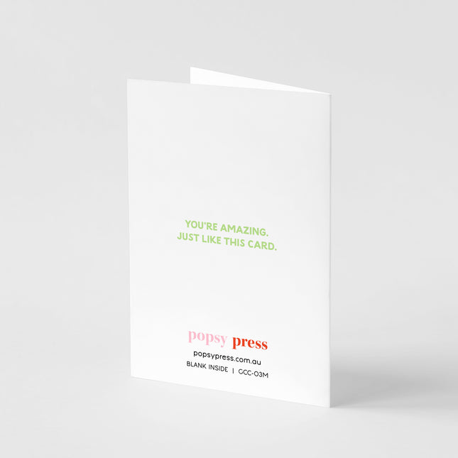 Colourful Congrats Card - Mini Card