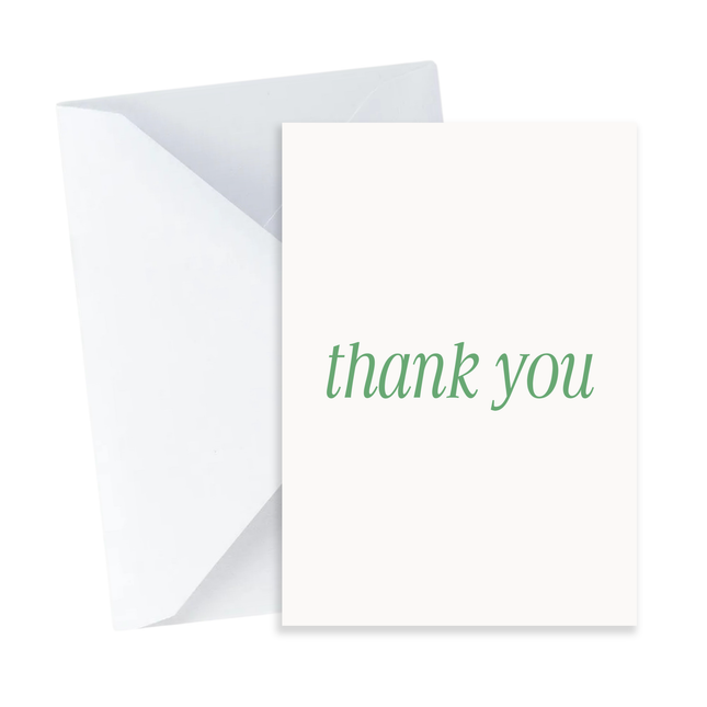 Simple Thank You Card - Mini Card