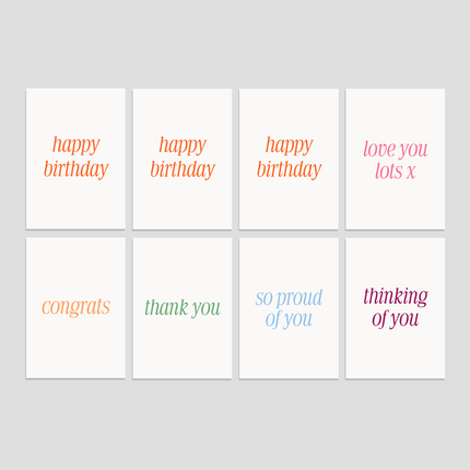 Mixed Occasion Mini Card Boxed Set