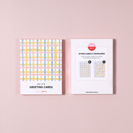 Plaid and Petals Mini Card Boxed Set