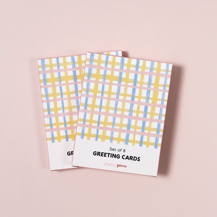 Plaid and Petals Mini Card Boxed Set