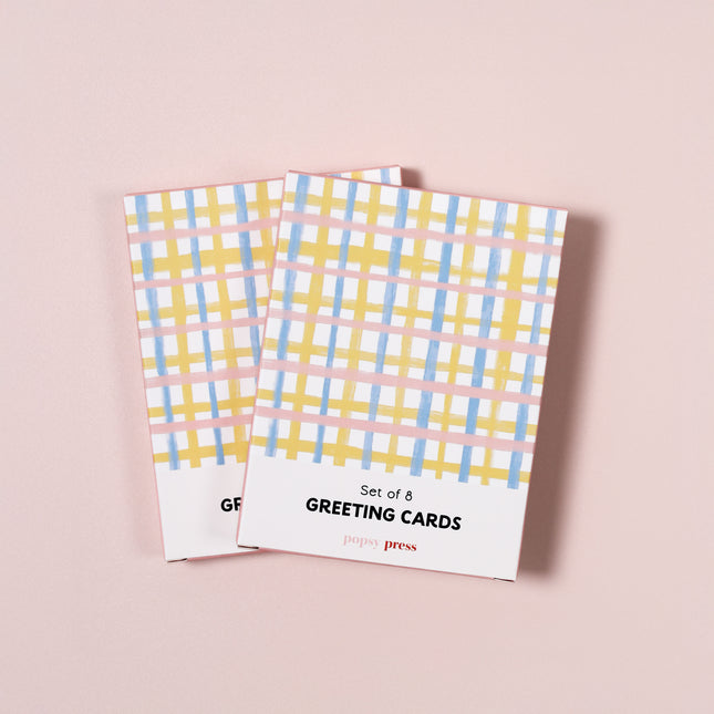 Plaid and Petals Mini Card Boxed Set