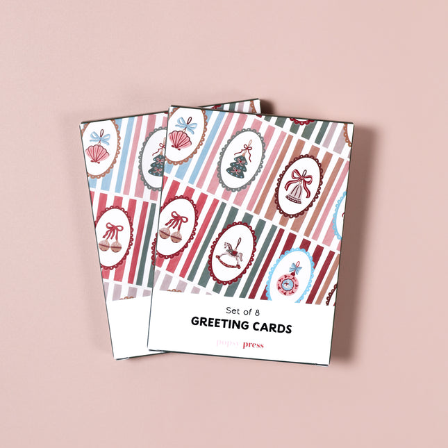 Christmas Baubles Mini Card Boxed Set