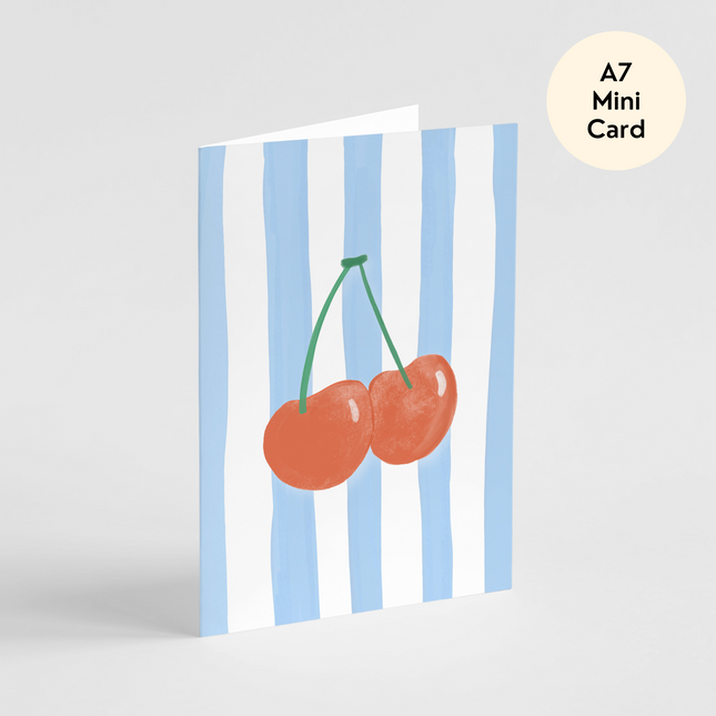 Cherry Card - Mini Card