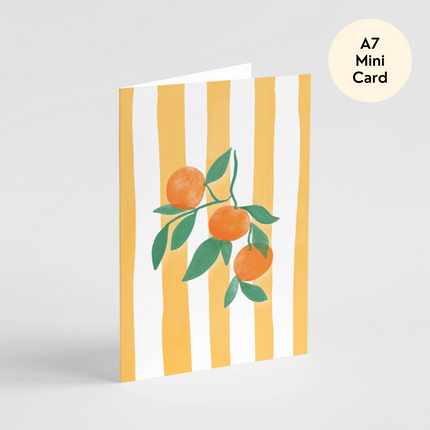 Orange Branch Card - Mini Card