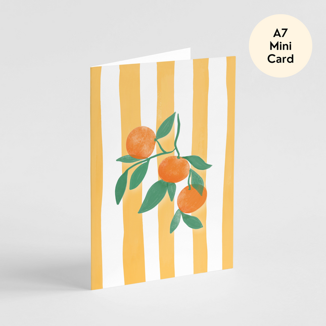 Orange Branch Card - Mini Card