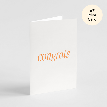 Congrats Card - Mini Card
