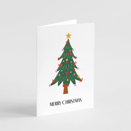 Xmas Tree Merry Christmas Card