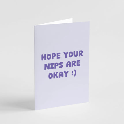 Hope Your Nips Are Okay