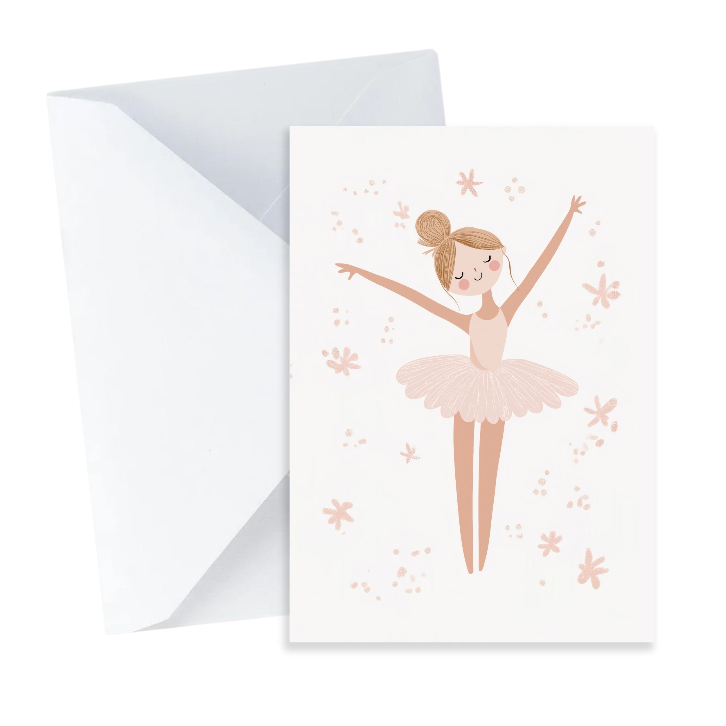 Ballerina Card - Mini A7 Greeting Card