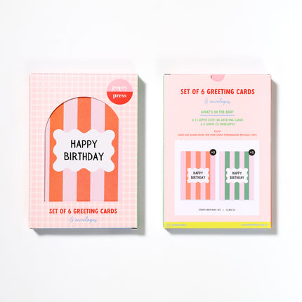 Stripy Birthday Boxed Set