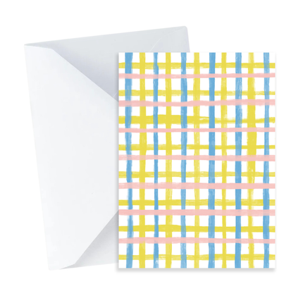 Pastel Grid Card - Mini Card