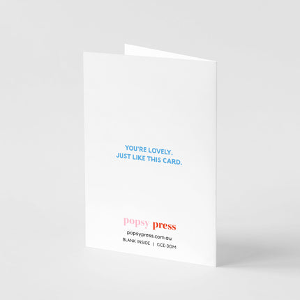 Wildflower Floral Pattern Card - Mini Card