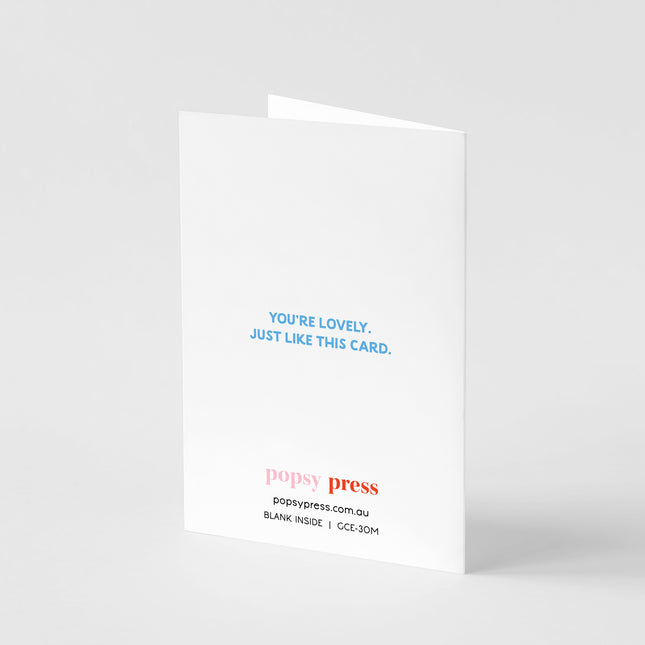 Wildflower Floral Pattern Card - Mini Card