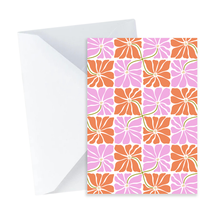 Groovy Bloom Card - Mini Card