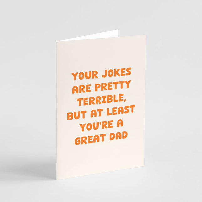 Terrible Jokes, Great Dad Card