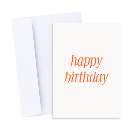 Simple Happy Birthday Card