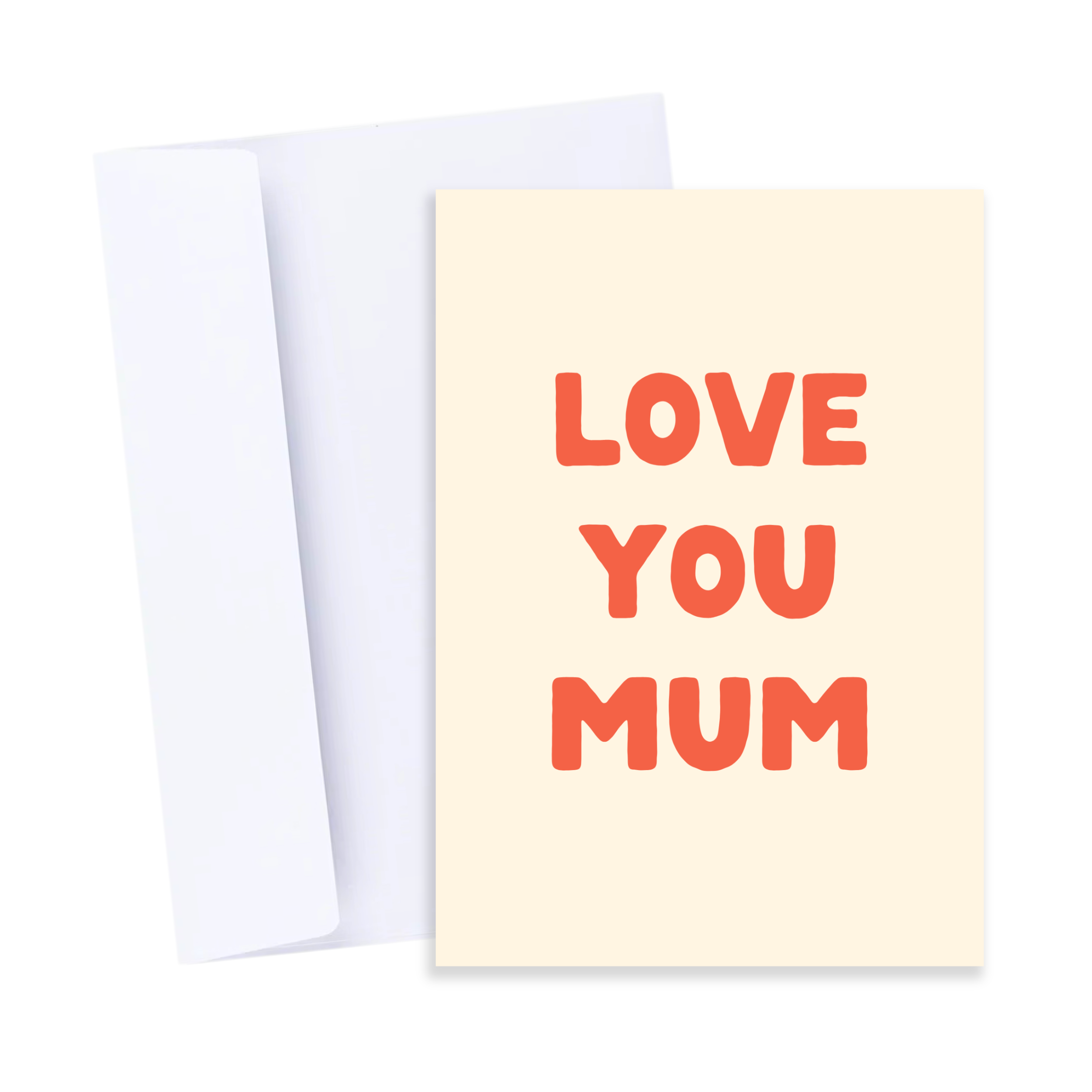 Love You Mum Mother's Day Card