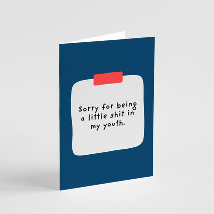 Little Shit Card - Funny Rude Father's Day Card