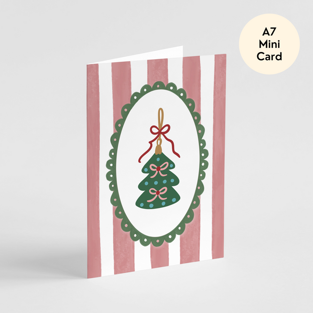 Tree Ornament Card - Mini Card