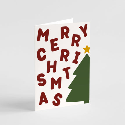Wobbly Merry Christmas Card
