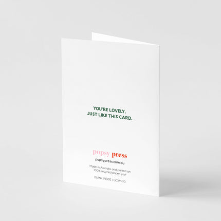 Vintage Christmas Tree Card