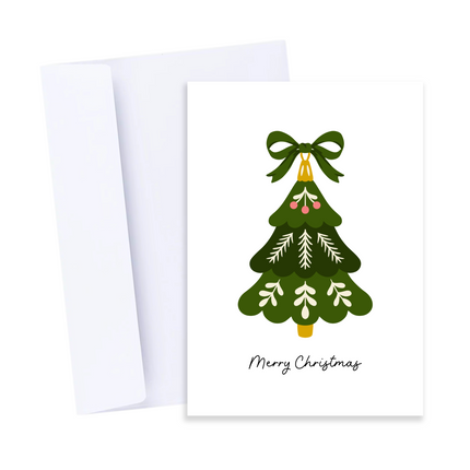Christmas Tree Ornament Card