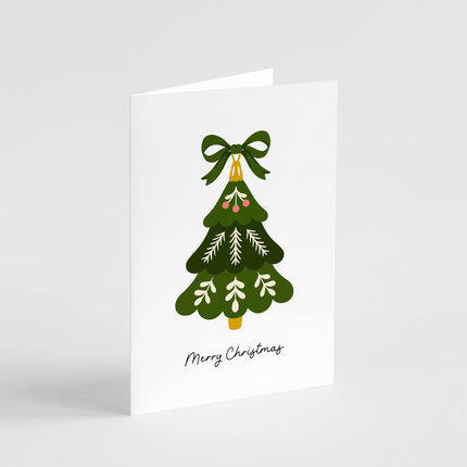 Christmas Tree Ornament Card