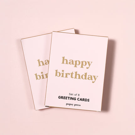Retro Happy Birthday Mini Card Boxed Set