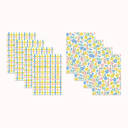 Plaid and Petals Mini Card Boxed Set