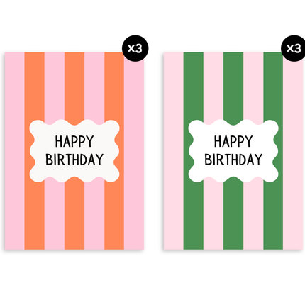 Stripy Birthday Boxed Set