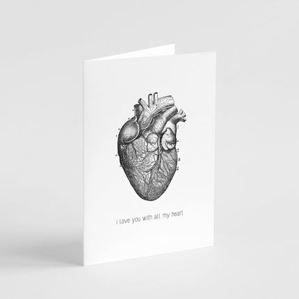 I Love You With All My Heart Card