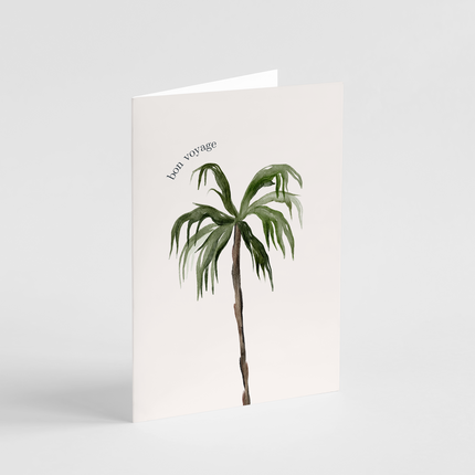 Bon Voyage Palm Card