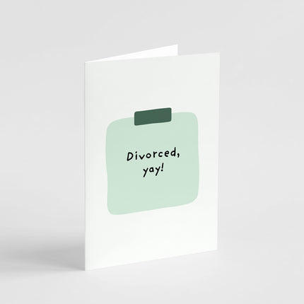 Divorced, Yay! Card