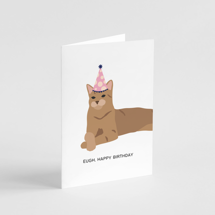 Sassy Cat Birthday Card
