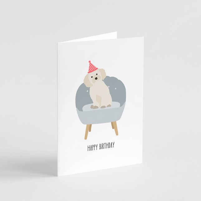 Maltese Birthday Card