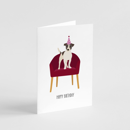 Jack Russell Terrier Birthday Card
