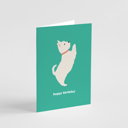 Terrier Birthday Card