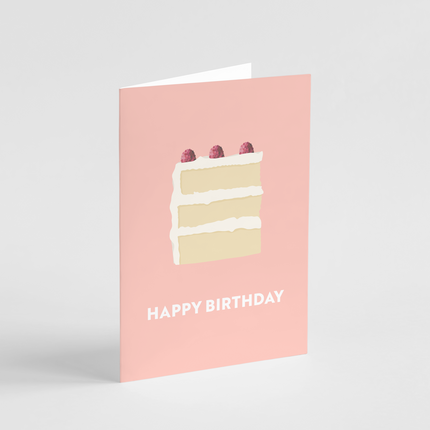 Happy Birthday Cake Card