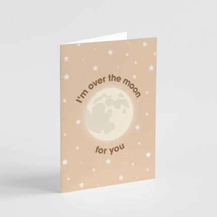 Over The Moon Card