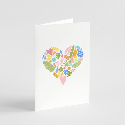 Love Heart Plant Card