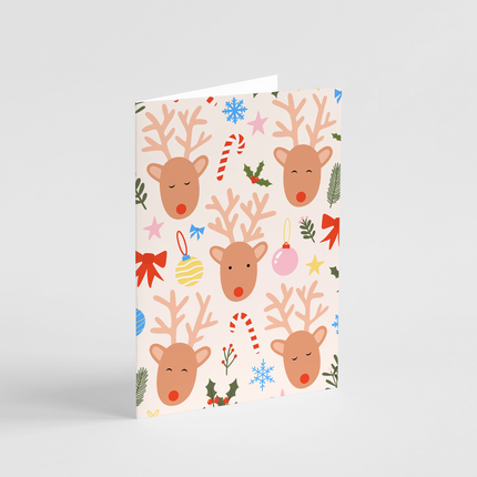 Reindeer Christmas Card