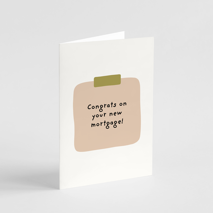 Congrats On Your New Mortgage Card