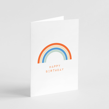 Rainbow Happy Birthday Card