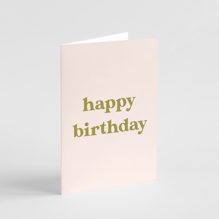 Retro Happy Birthday Card