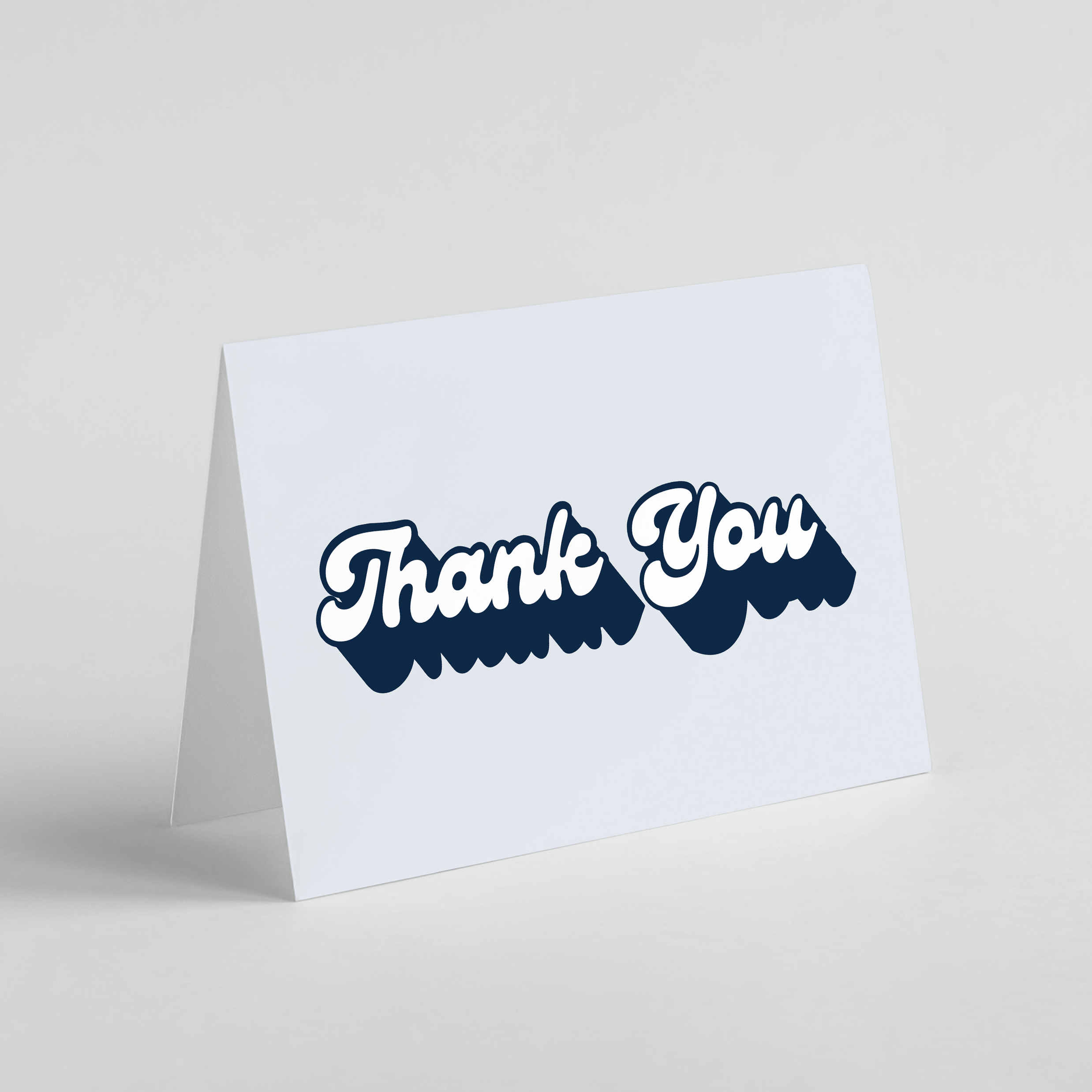 Retro Thank You Card