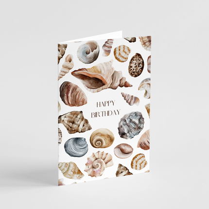 Seashell Happy Birthday Card