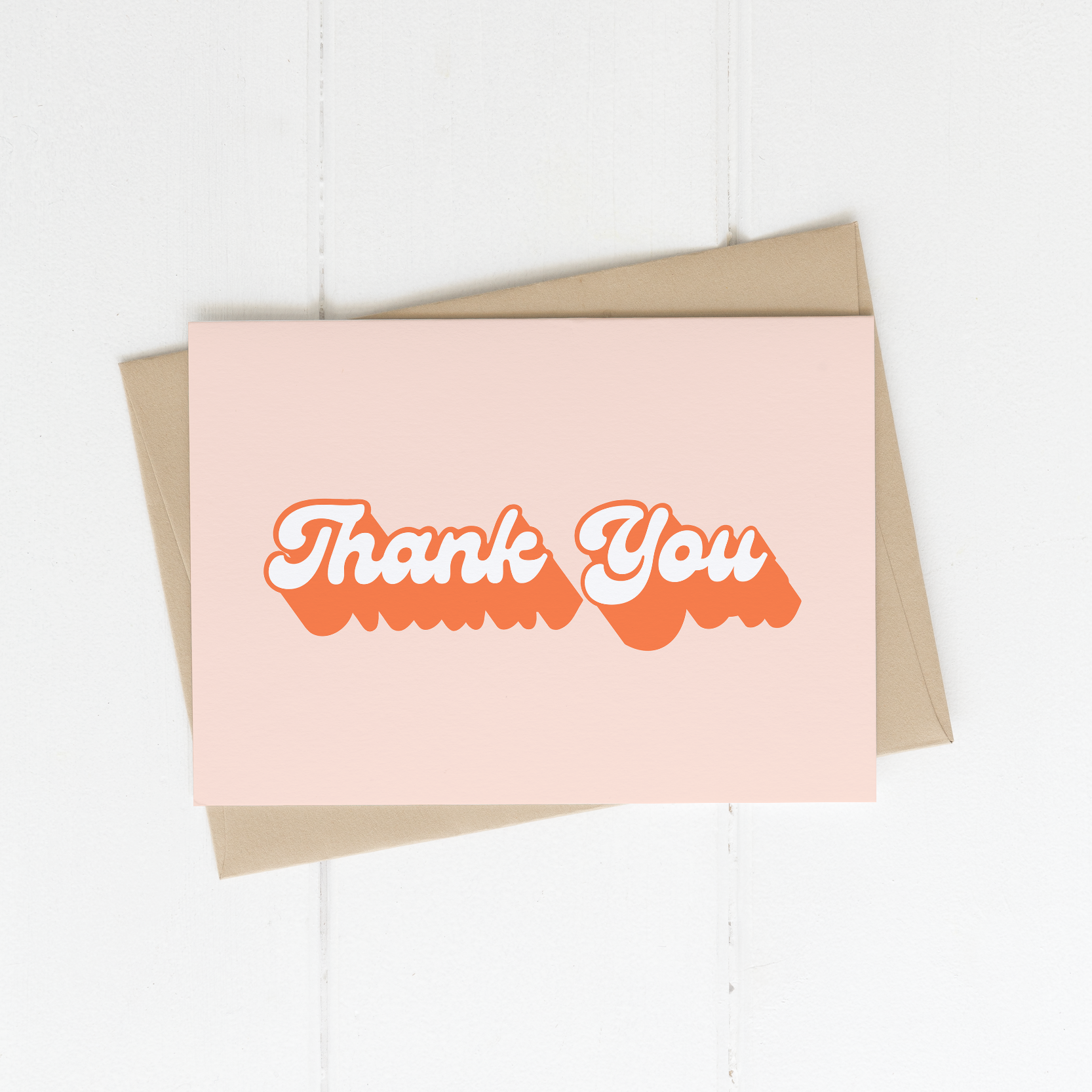 Retro Thank You Card